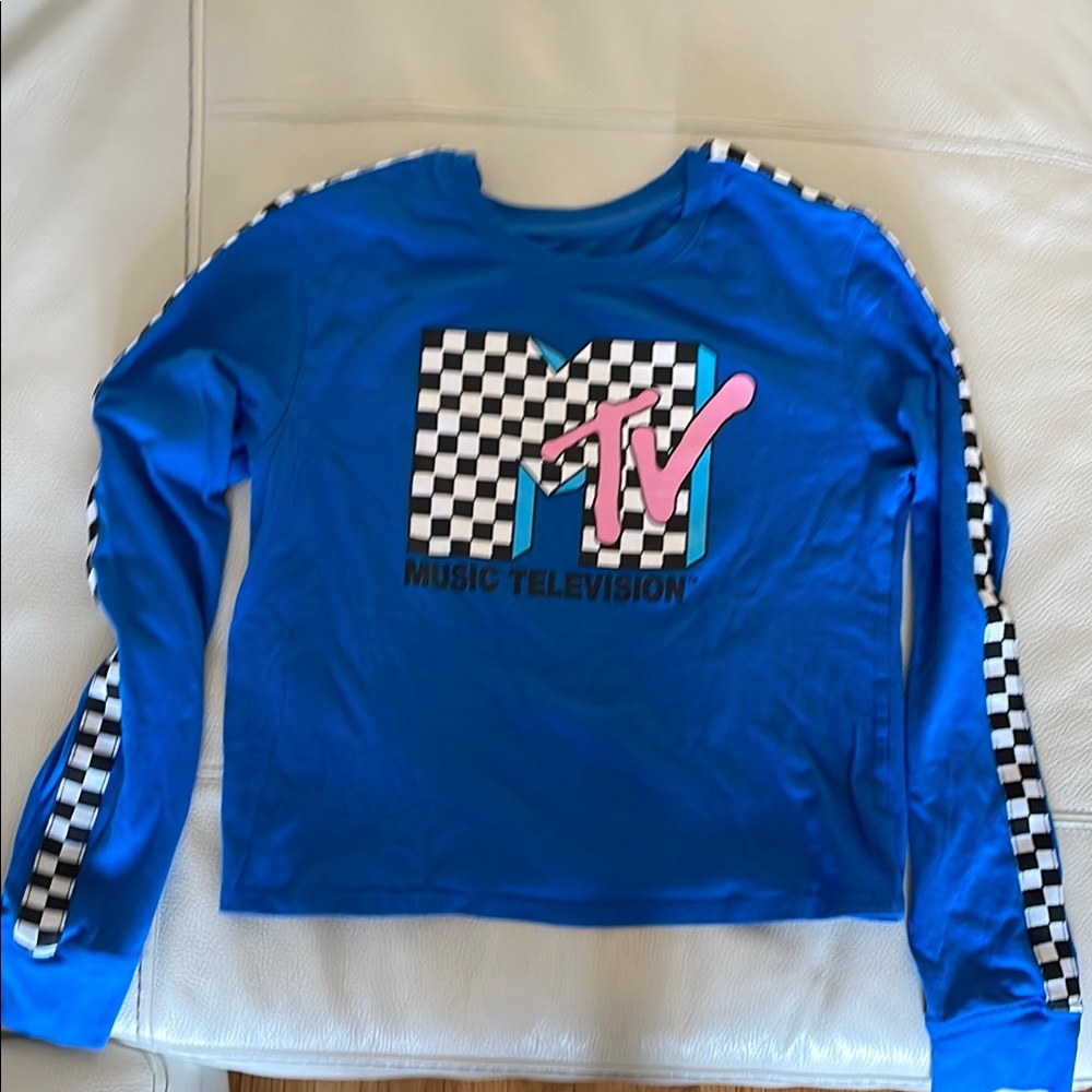MTV Women’s Blue Long Sleeve Shirt